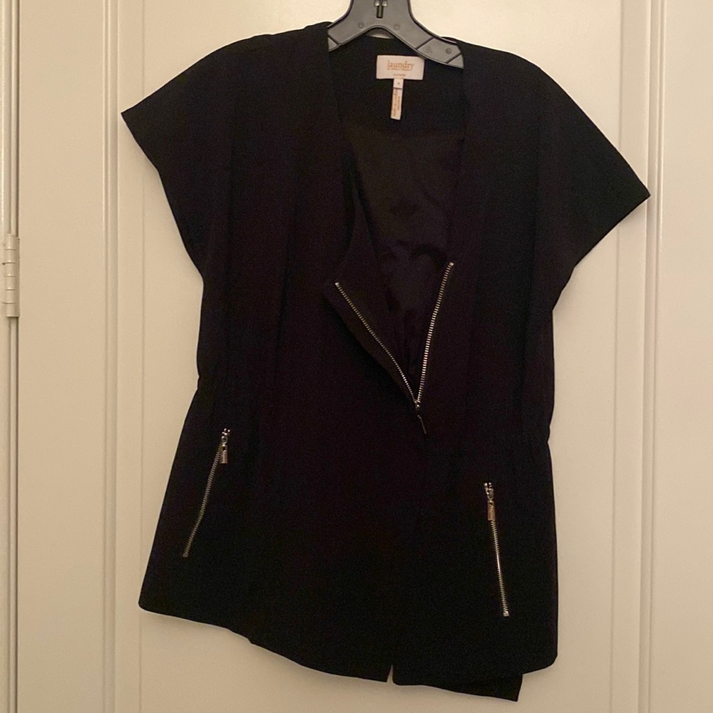 Black blouse polyester